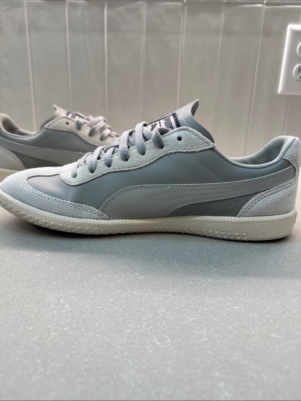 Puma Super Liga OG Retro Gray Suede Leather Men’s Size 11 With Box - Picture 9 of 10